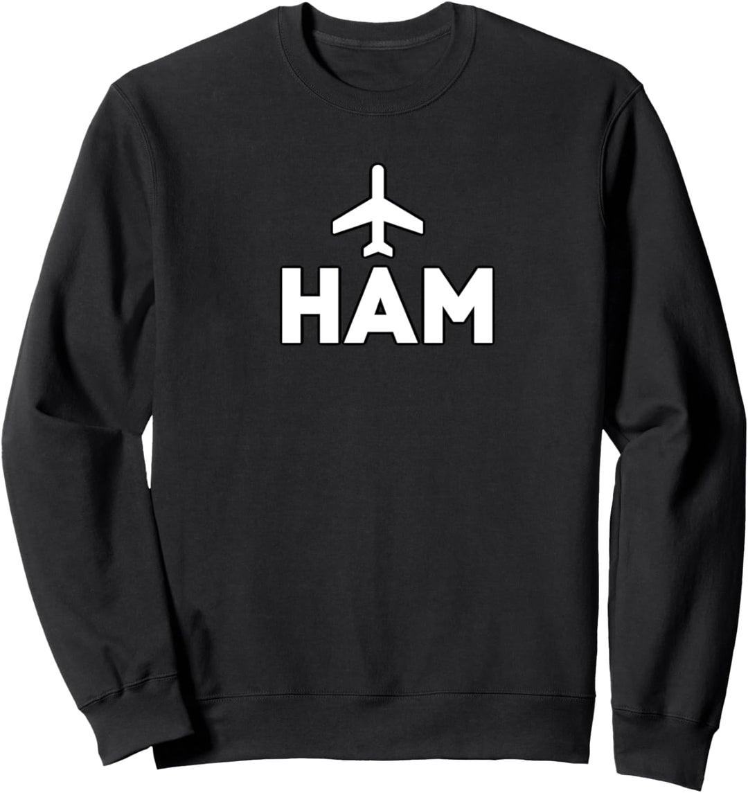 HAM Flughafen Hamburg Airport Call Letters Sweatshirt