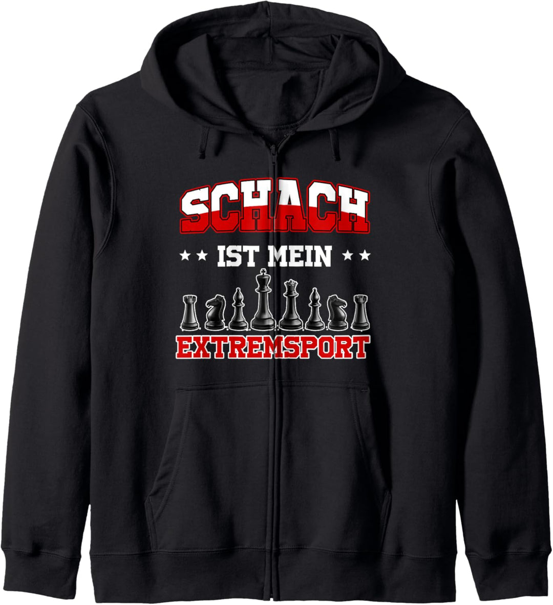 Schach Ist Mein Extremsport Schachbrett Taktik Schachspieler Kapuzenjacke
