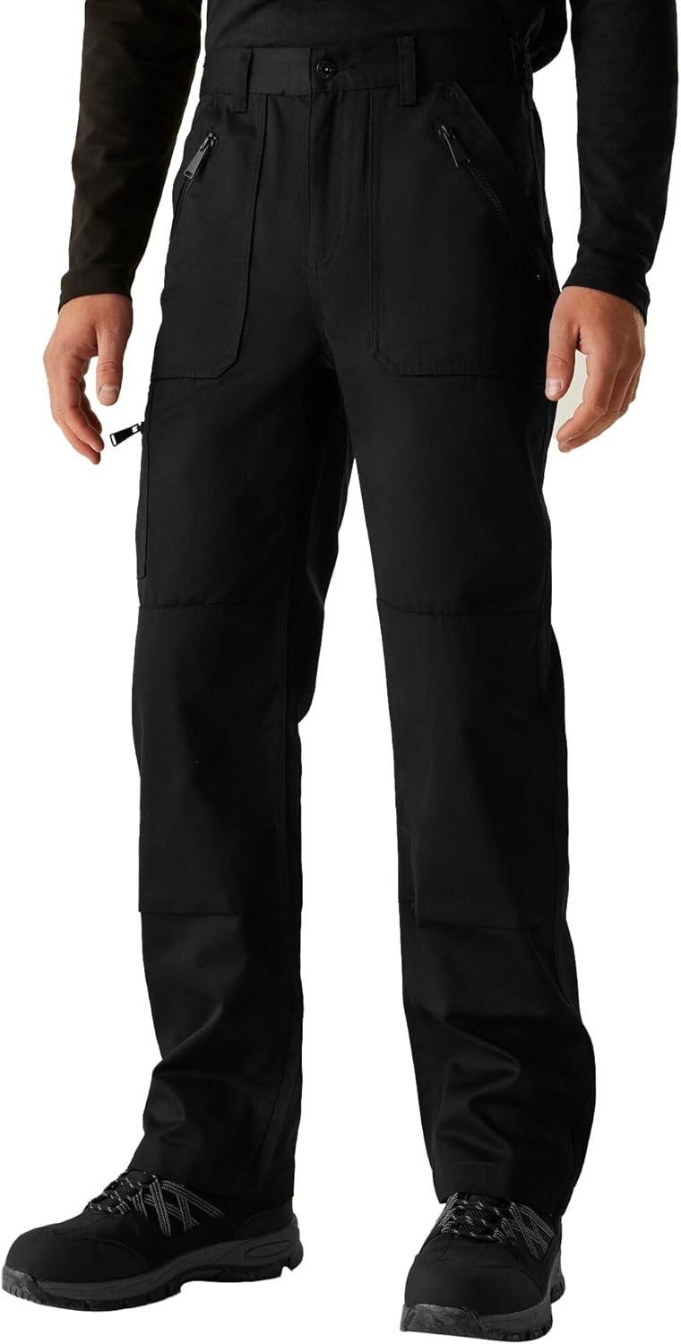 Regatta Herren Hose Pro Action Trousr 111,8 cm (44 zoll) Schwarz, 111,8 cm (44 zoll) Schwarz