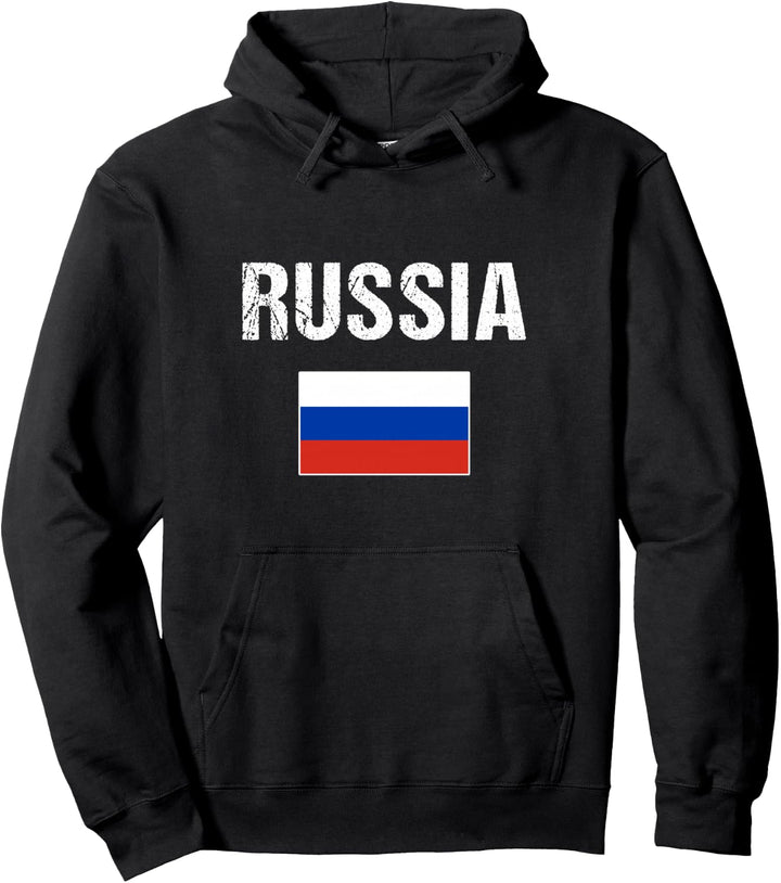 Russland Hoodie Russische Geschenk Russland Flagge Pullover Hoodie