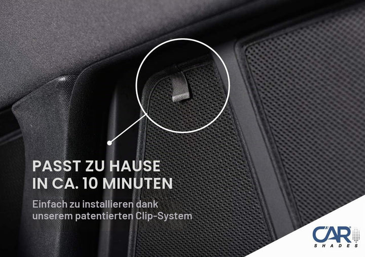 Satz Car Shades (Hintertüren) kompatibel mit BMW 5er E61 Touring 2004-2010 (2-teilig)