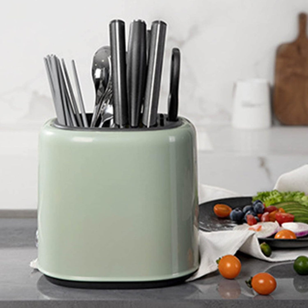Messerblock Utensilienhalter, 2 in 1 Arbeitsplatten Utensilien Organizer Moderner Messer Utensilienh