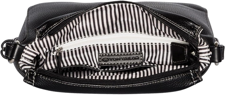TOM TAILOR bags Lilly Damen Umhängetasche Crossbody Bag 25 x 9,5 x 27 Schwarz, 25 x 9,5 x 27 Schwarz