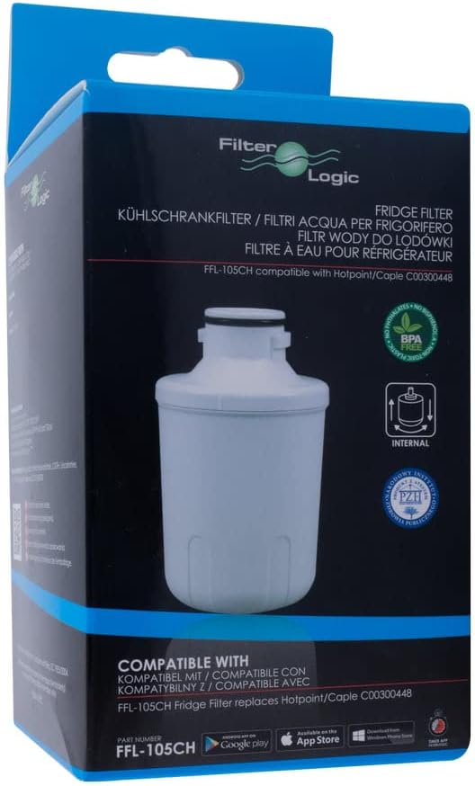 FilterLogic FFL-105CH interner Wasserfilter ersetzt Microfilter MFCMG14211FR / MFCMG14211F für Hanse