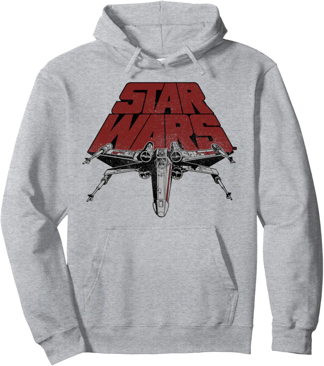 Star Wars X-Wing Bold Stretched Logo Pullover Hoodie