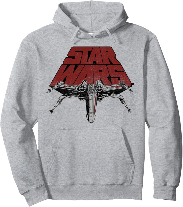 Star Wars X-Wing Bold Stretched Logo Pullover Hoodie