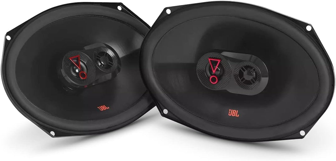 JBL Stage3 9637F 3-Wege Auto Lautsprecher Set von Harman Kardon ohne Gitter - 375 Watt KFZ Ovale Aut