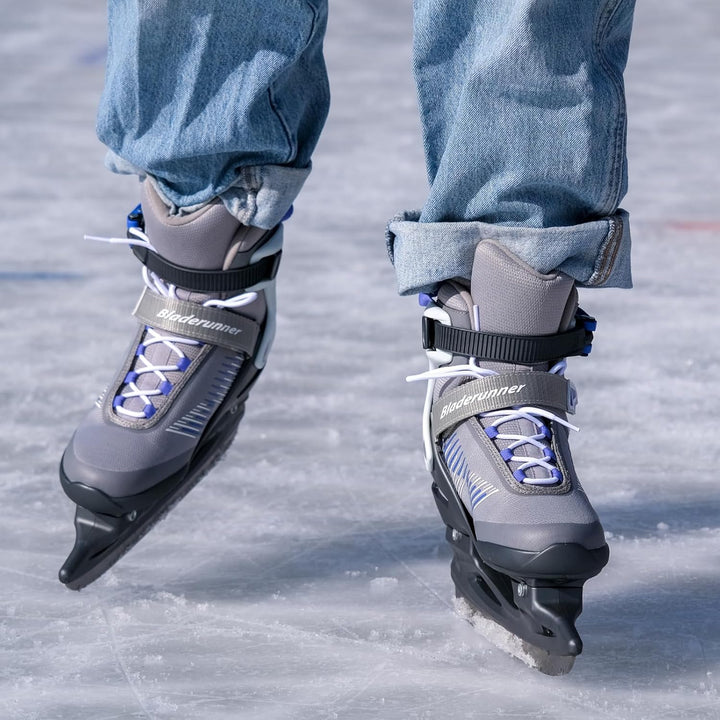 Bladerunner Igniter Ice W Allround-Schlittschuh für Freizeitläufer, Damen, Silber/Blau 37 (UK: 4.5 /