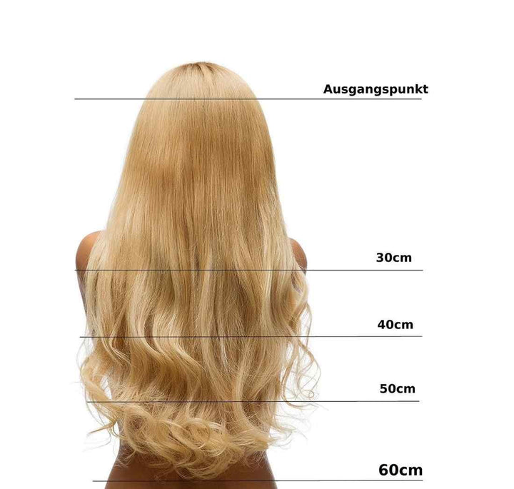 hair2heart Extensions Echthaar Bondings Glatt - 150 Strähnen 0.5g 40cm Lichtblond #60 Lichtblond 40c