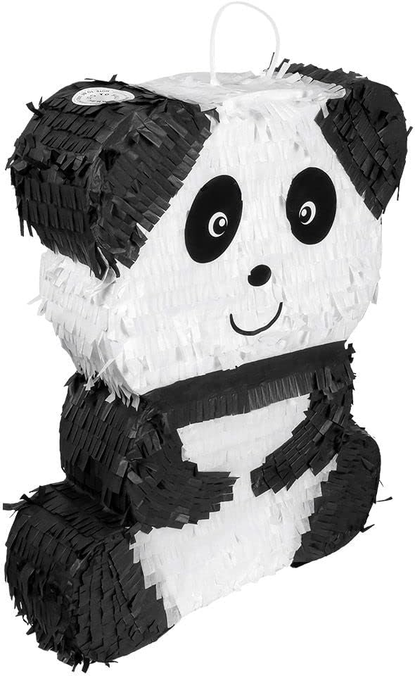 Boland 30960 - Pinata Panda, Grösse 50 x 38 x 10 cm, schwarz-weisser Bär, Geburtstag, Dekoration, Pa