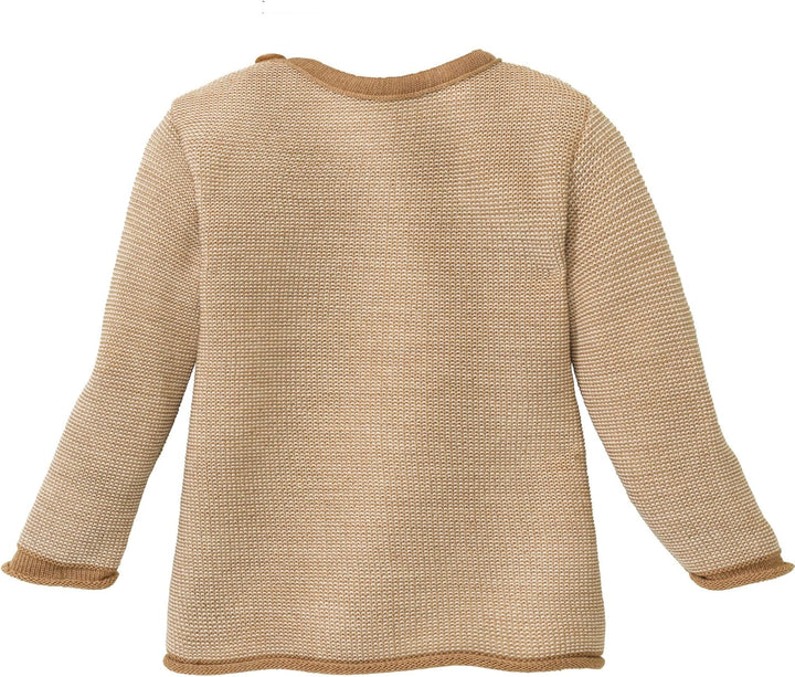 Disana Melange-Pullover Baby & Kleinkind - 100% Bio-Merino – atmungsaktiv & warm - Unisex Gr. 50-104