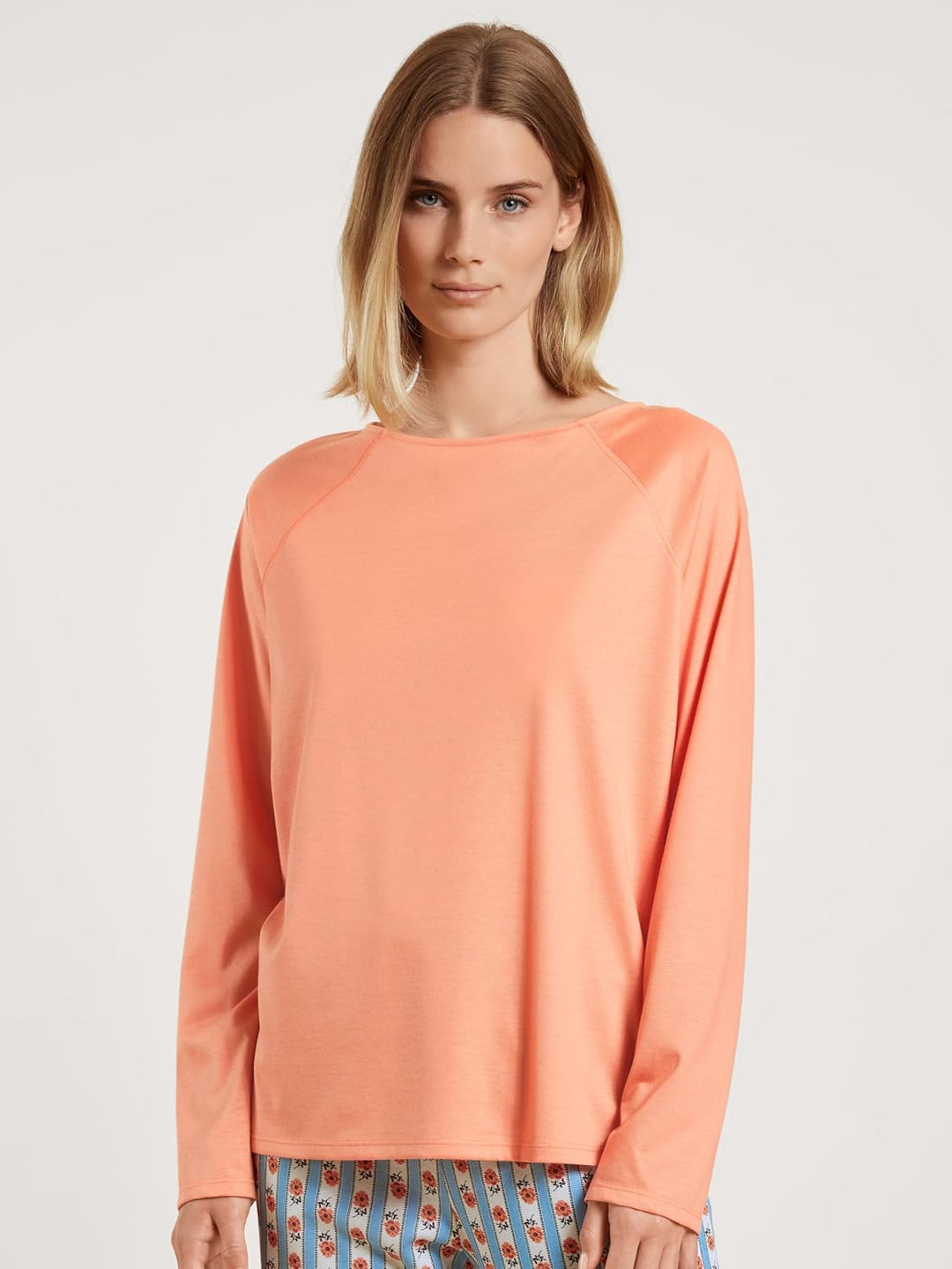 CALIDA Favourites Langarmshirt Damen, aus 100% Baumwolle 40-42 Canyon Sunset, 40-42 Canyon Sunset