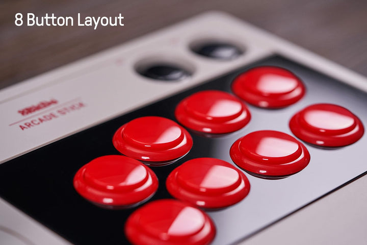 8Bitdo Bluetooth Arcade Stick For Nintendo Switch &amp; Windows - Nintendo Switch [ Single, Single