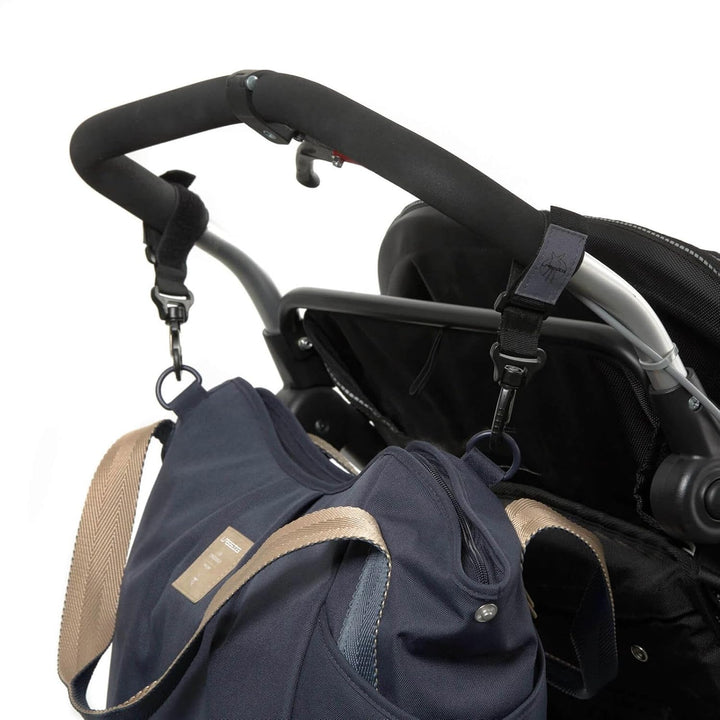 LÄSSIG Baby Wickeltasche Zwillinge Zwillingswickeltasche Babytasche Kliniktasche Wickelrucksack inkl