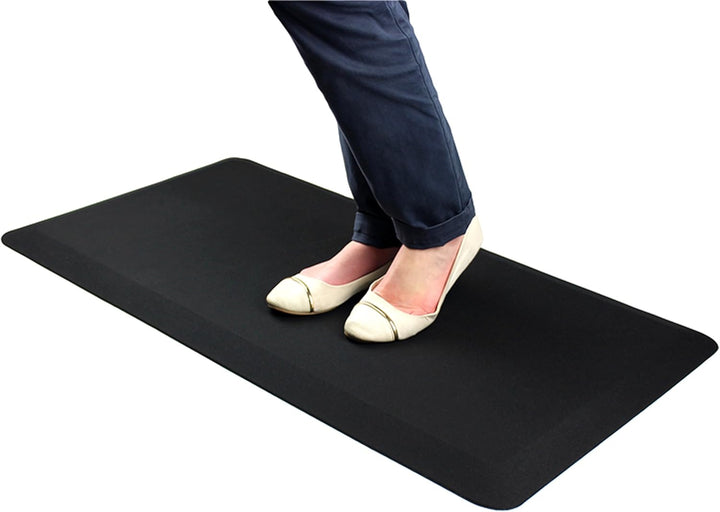 afs-tex System 3000 rechteckig Matte Anti-Müdigkeit, 50 x 100 cm, Carbon Schwarz (fc35199abm) 20" x