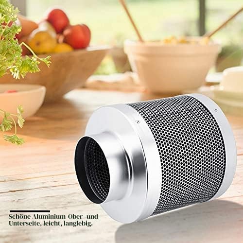 Dioche Aktivkohlefilter, Geruchsfilter für Holzkohle, Geruchsfilter von 4 Zoll, 200 mm, für Hydrokul