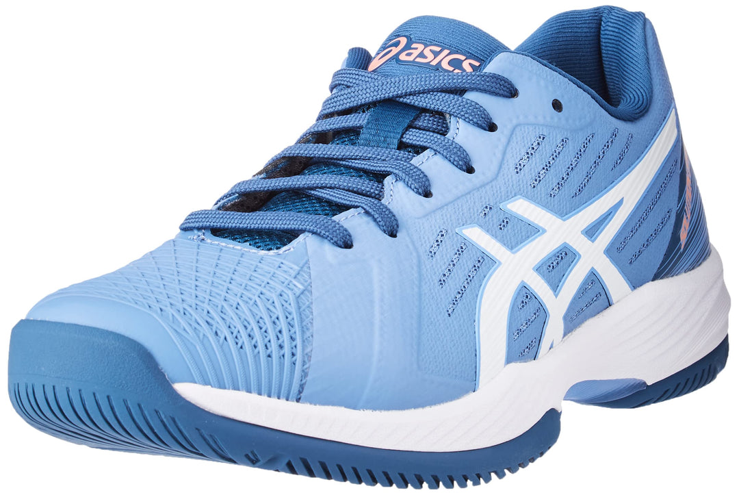 ASICS Herren Solution Swift Ff 2 ClaySneaker 45 EU Blau Harmony Weiss, 45 EU Blau Harmony Weiss