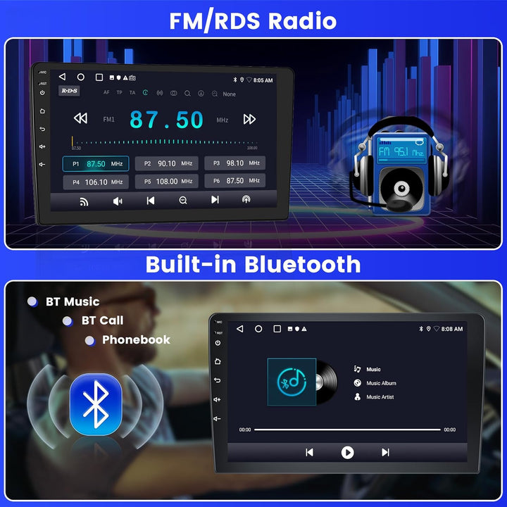 Radio für Opel Zafira/Antara/Astra 2006-2010 Android 15 2+64G mit Wireless CarPlay Android Auto, 9 Z