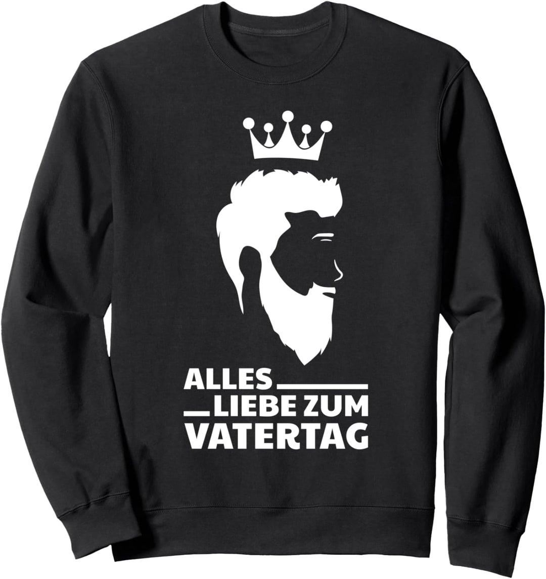 Cooles Vatertag Papa König Familie Geschenk Sweatshirt