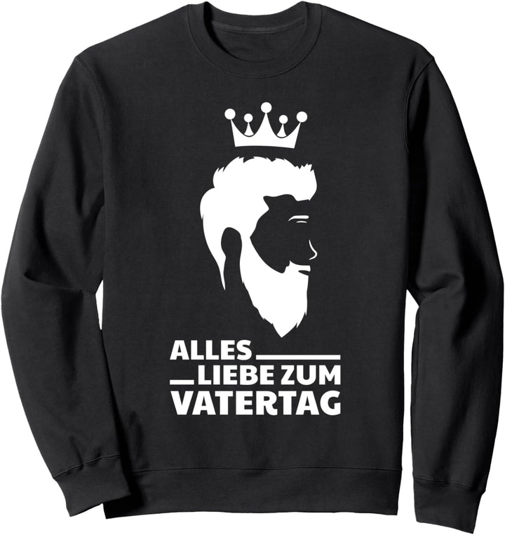 Cooles Vatertag Papa König Familie Geschenk Sweatshirt