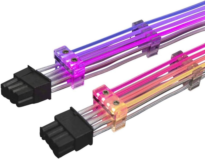 Lian Li Computer, Strom Kabel [2X ATX-Stecker 8pol. (6+2), ATX-Stecker 8pol. - 2X ATX-Stecker 8pol.