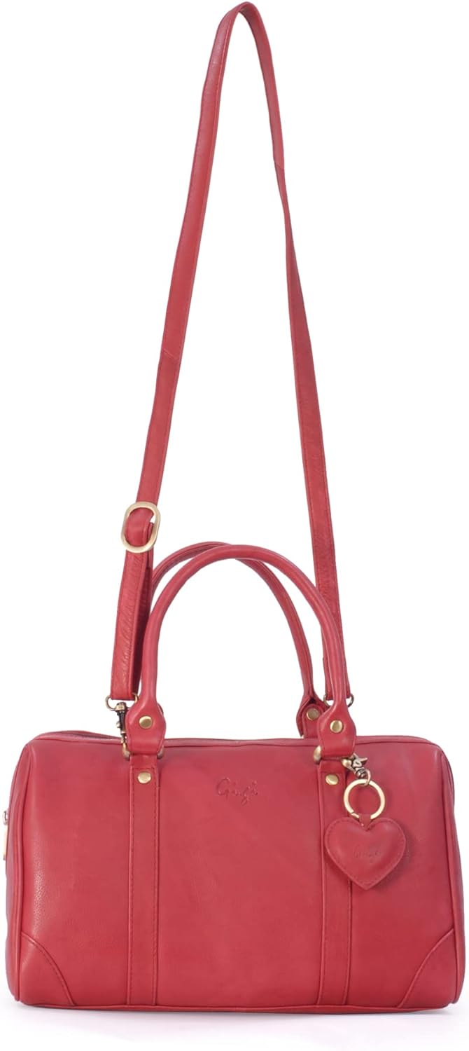 Gigi - Leder - Damenhandtasche/Lederhandtasche - OTHELLO 5067" Rot, Rot