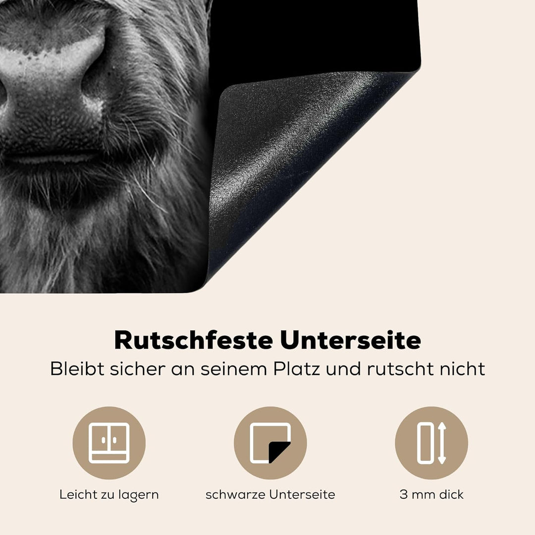 KitchenYeah© Herdabdeckplatte Einteilig Induktionsmatte Küche Abdeckung Ceranfeld Herd Abdeckplatte