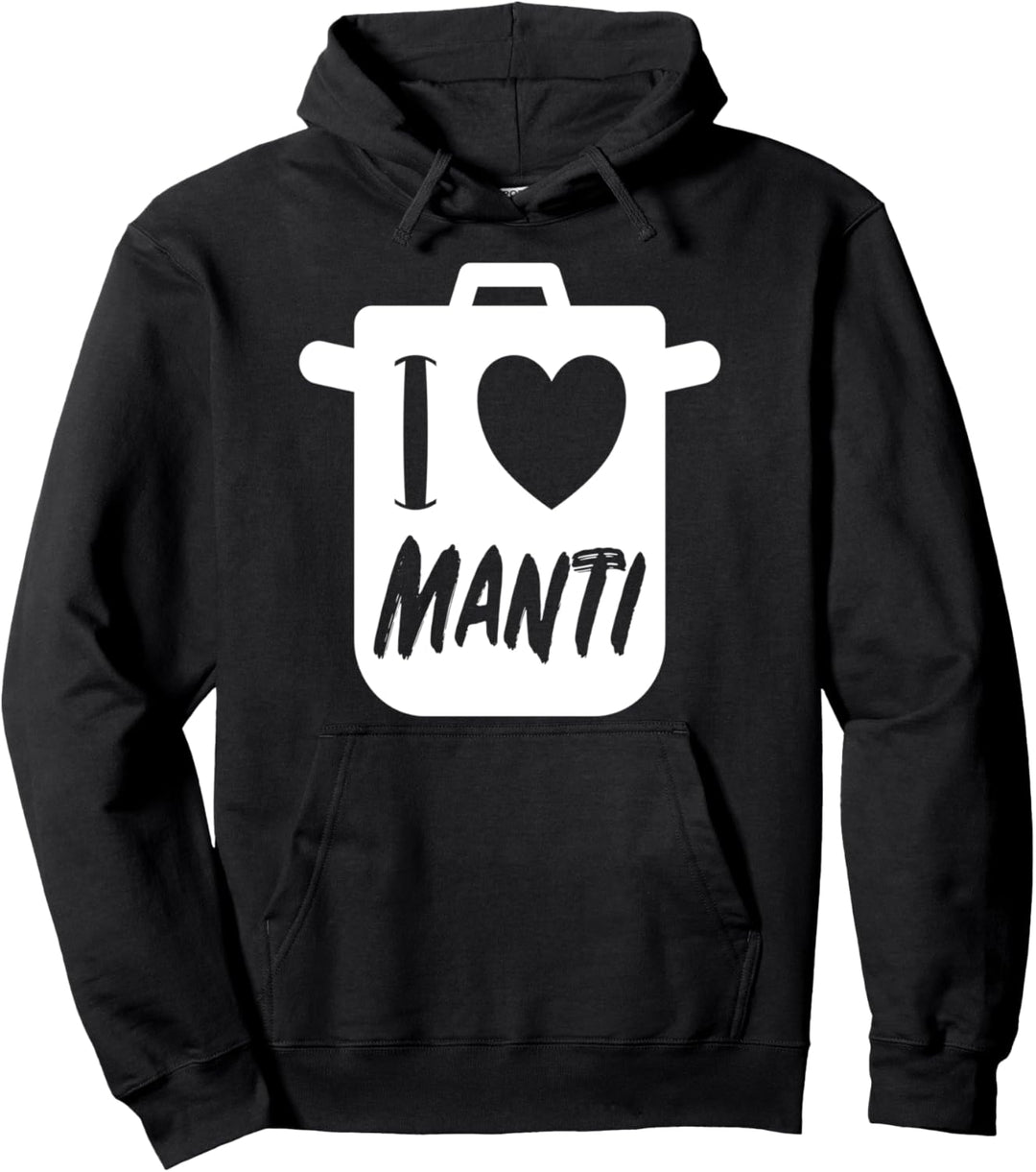 Russland I Love Manti Pelmeni Russisch Kochen Essen Russia Pullover Hoodie
