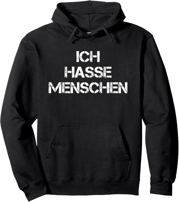 Ich hasse Menschen Funshirt Frauen Geschenk-Idee Pullover Hoodie