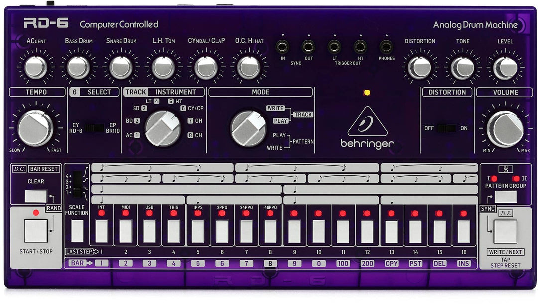 Behringer RD-6-GP Grapes RHYTHM DESIGNER RD-6 Single, Grapes RHYTHM DESIGNER RD-6 Single