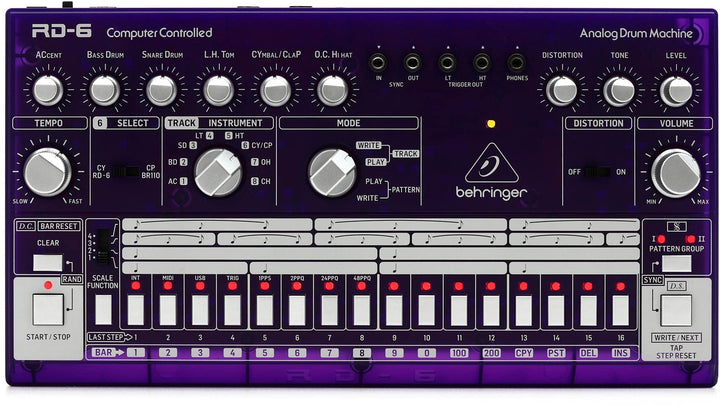 Behringer RD-6-GP Grapes RHYTHM DESIGNER RD-6 Single, Grapes RHYTHM DESIGNER RD-6 Single