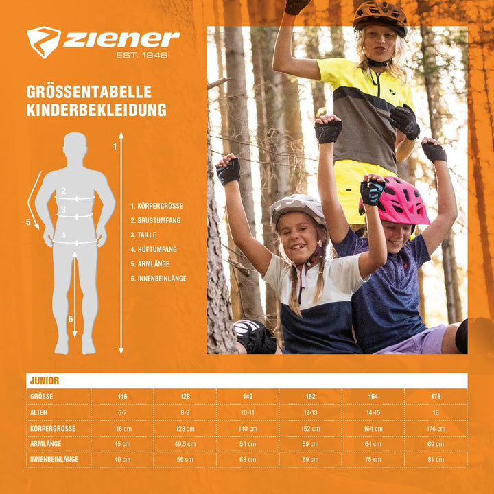 Ziener Mädchen Ski-Hose, Schnee-Hose | wasserdicht, warm, PFC frei Aileen 116 Hale Navy Stru, 116 Ha