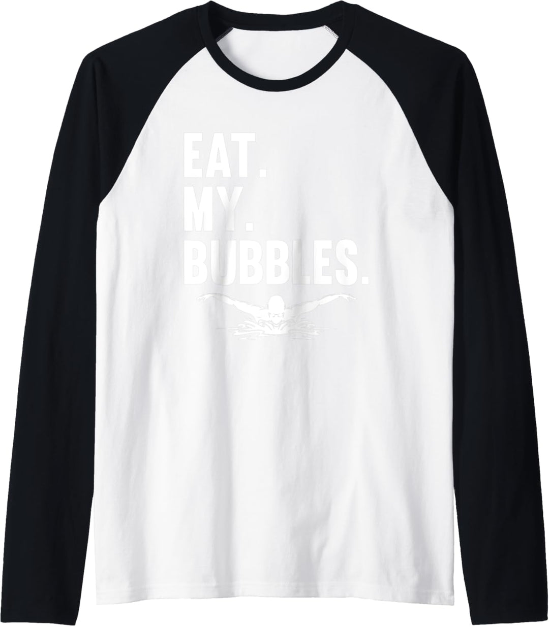Schwimmen Schwimmsport Wassersport - Bubbles Schwimmer Raglan