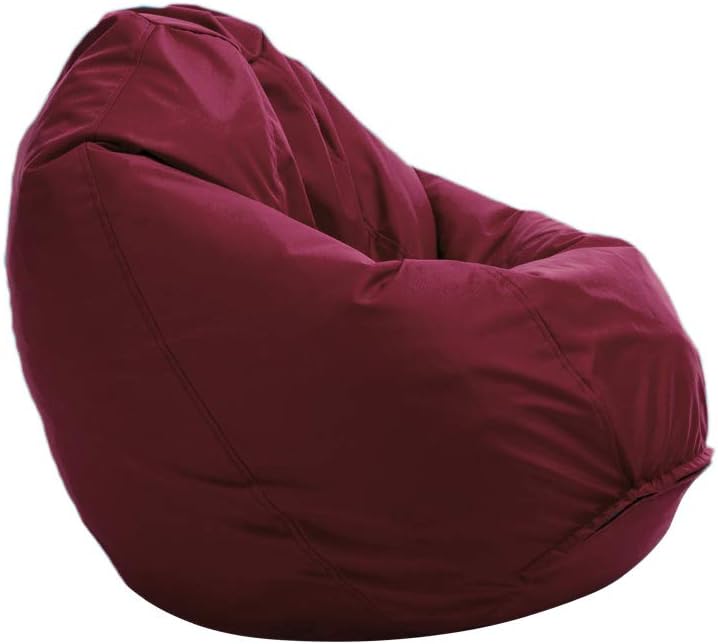 Bruni Classico Sitzsack-Bezug ohne Füllung - Wechselhülle (M, Bordeaux) Medium Bordeaux, Medium Bord