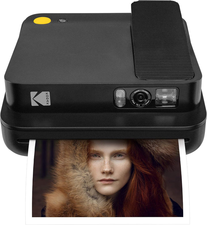 KODAK Smile Classic Sofortbilddigitalkamera + Bluetooth (Schwarz), 16MP, 35 Drucke/Aufladung – Start