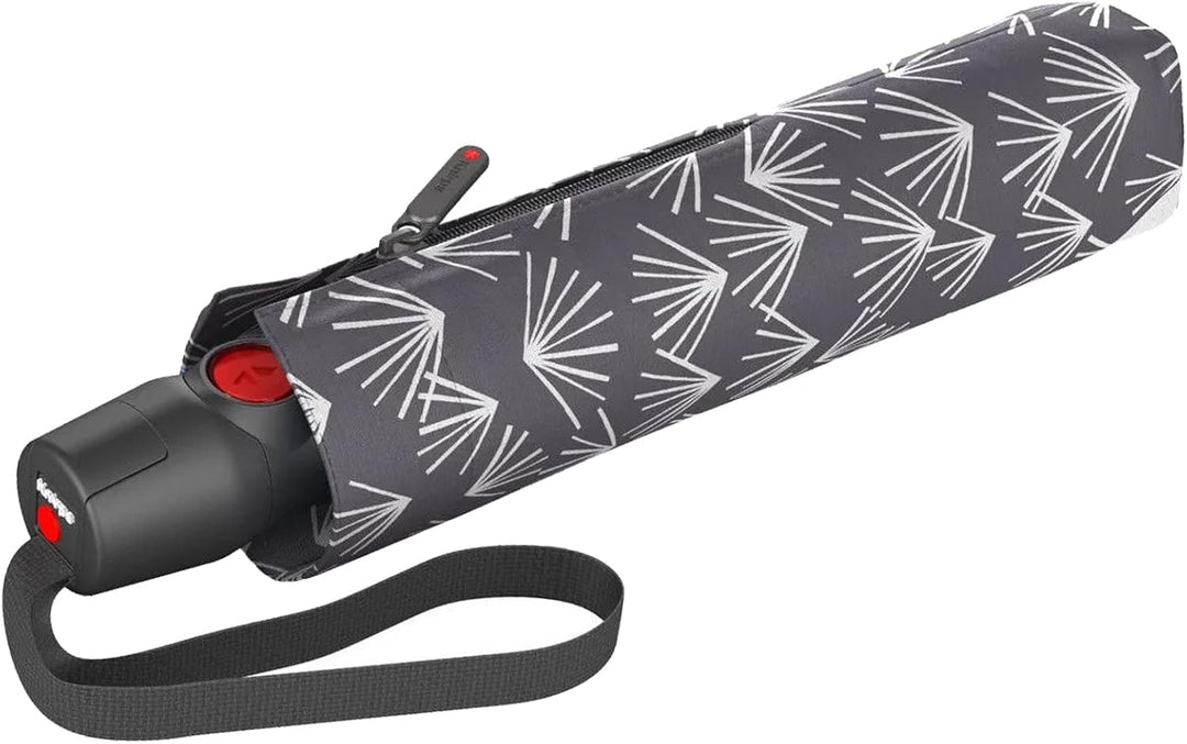 Knirps T.200 Duomatic Taschenschirm 28 cm Mittel Nuno Kasa Steel, Mittel Nuno Kasa Steel