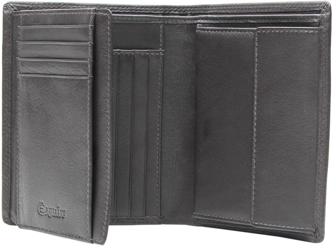 Esquire Duo Geldbeutel Hochformatbörse braun