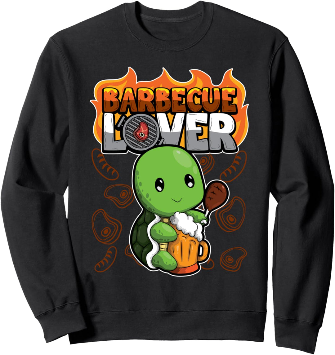 Barbecue Lover - Grilltiere Griller - BBQ Schildkröte Sweatshirt
