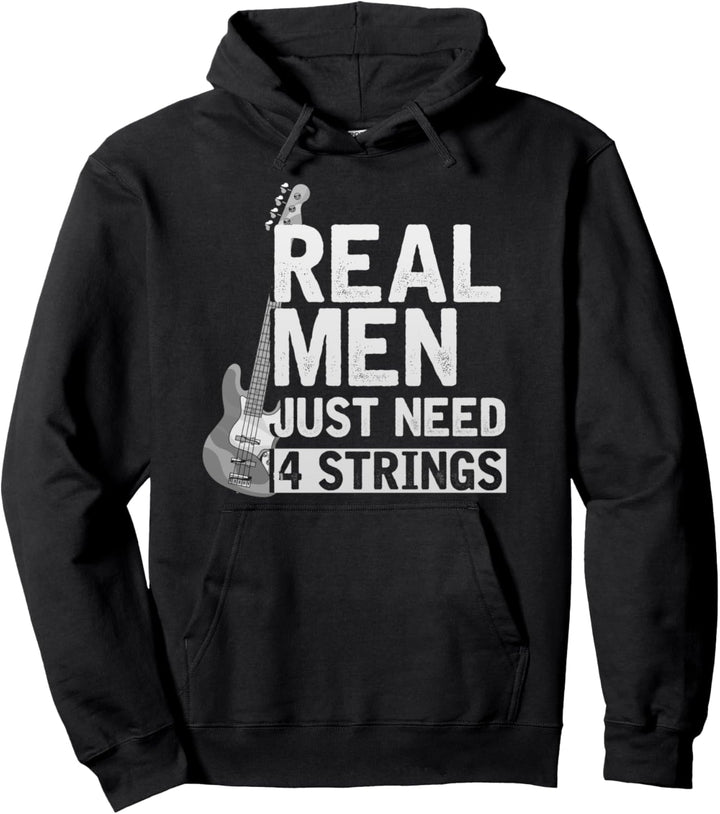 Bassist Rock Musik Männer Lustiges Bass Gitarre Pullover Hoodie
