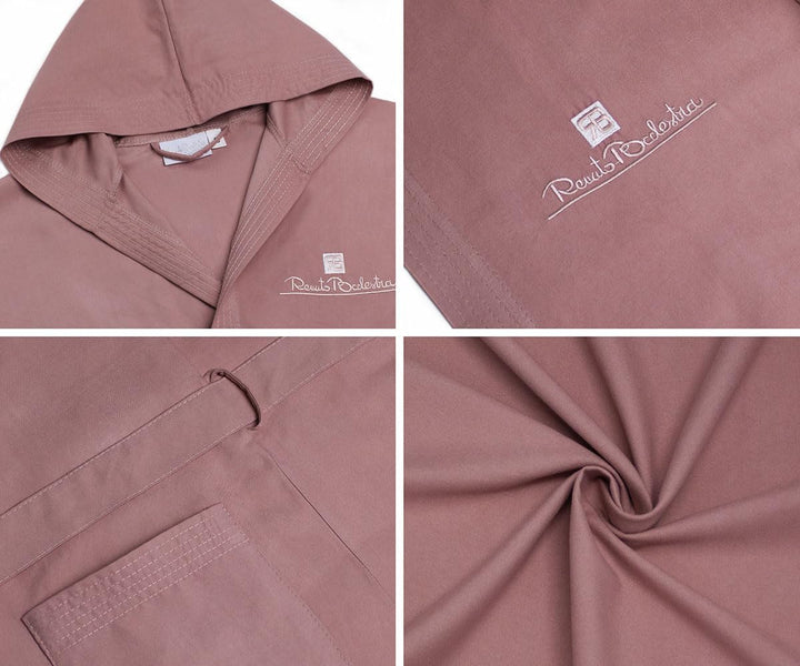 Renato Balestra Bademantel Mikrofaser Unisex mit Kapuze, S Beige