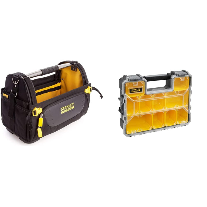 Stanley FatMax Quick Access Trage FMST1-80146 &amp; FatMax Aufbewahrungsbox 1-97-521 Bundle mit Aufbewah