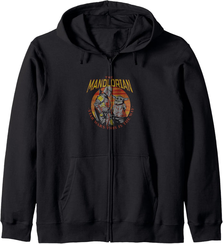 Star Wars: The Mandalorian Retro Sunset Kapuzenjacke