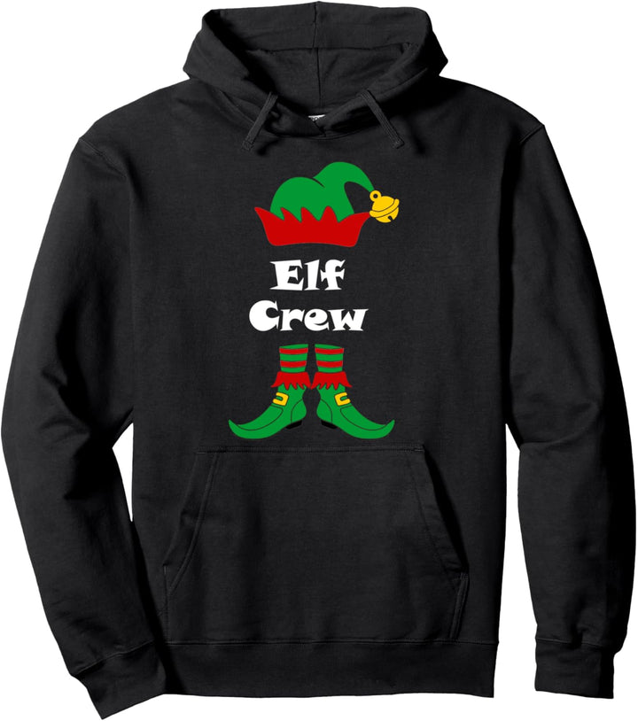 Elf Crew - Weihnachten Familien Outfit Frauen Männer Kinder Pullover Hoodie