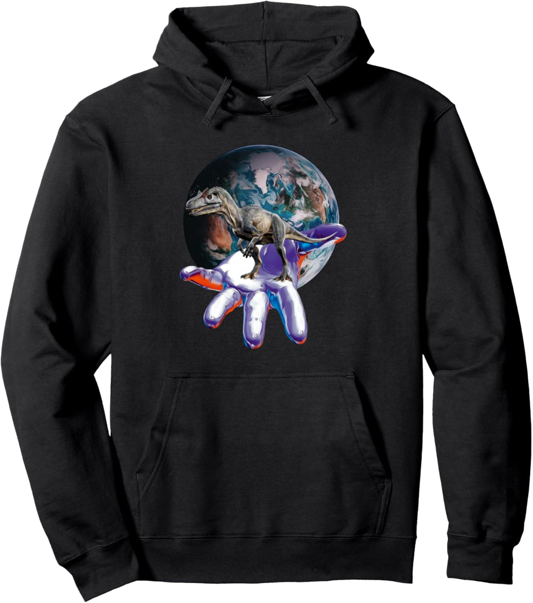 Allosaurus Dinosaurier Dino Pullover Hoodie