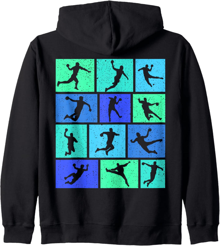 Handball Handballer Jungen Kinder Herren Kapuzenjacke