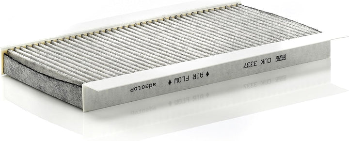 MANN-FILTER CUK 3337 Innenraumfilter – Pollenfilter mit Aktivkohle – Für PKW CUK Single, CUK Single