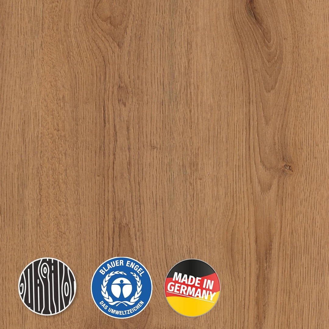 Laminat Boden Trend Eiche Natur 6 mm - KRONOTEX Superior Basic, Landhausdiele, widerstandsfähig, pfl