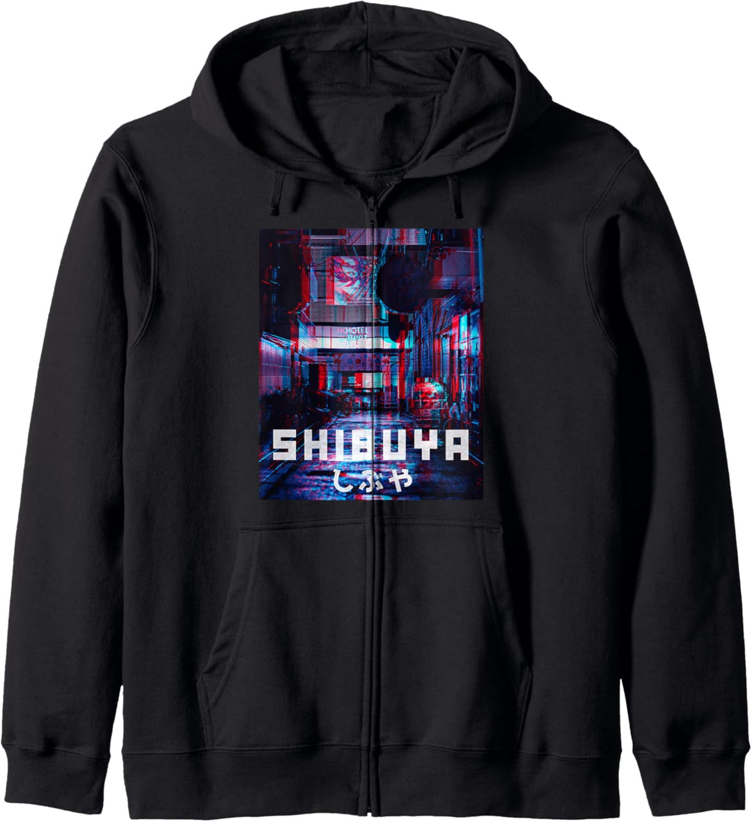 Tokyo Japan Aesthetic Style Vaporwave Japanese 80er 90er Kapuzenjacke