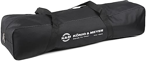 K&amp;M 18846 Tragetasche für Keyboardständer Baby Spider Pro aus Nylon - Schwarz mit K&amp;M Signet – leich