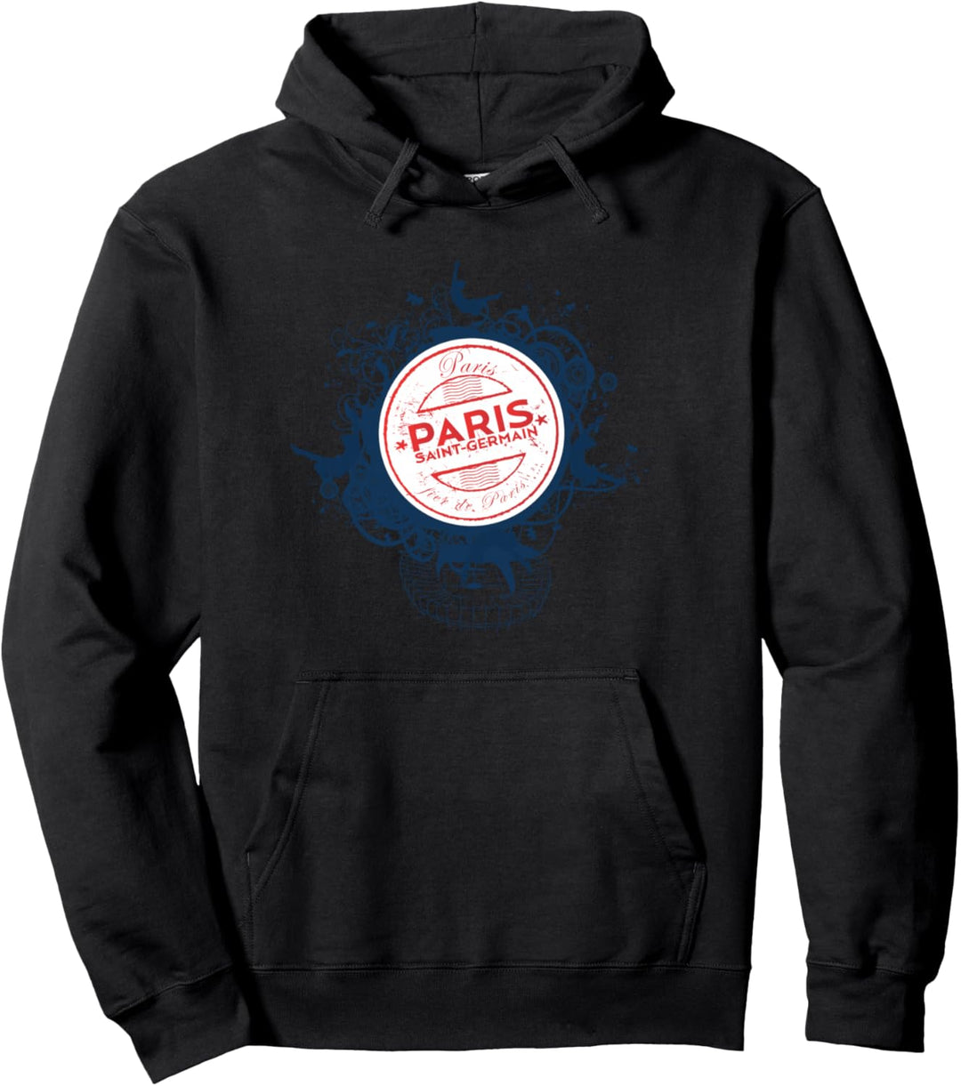 Trendy Paris Saint Germain Circle Crest Pullover Hoodie